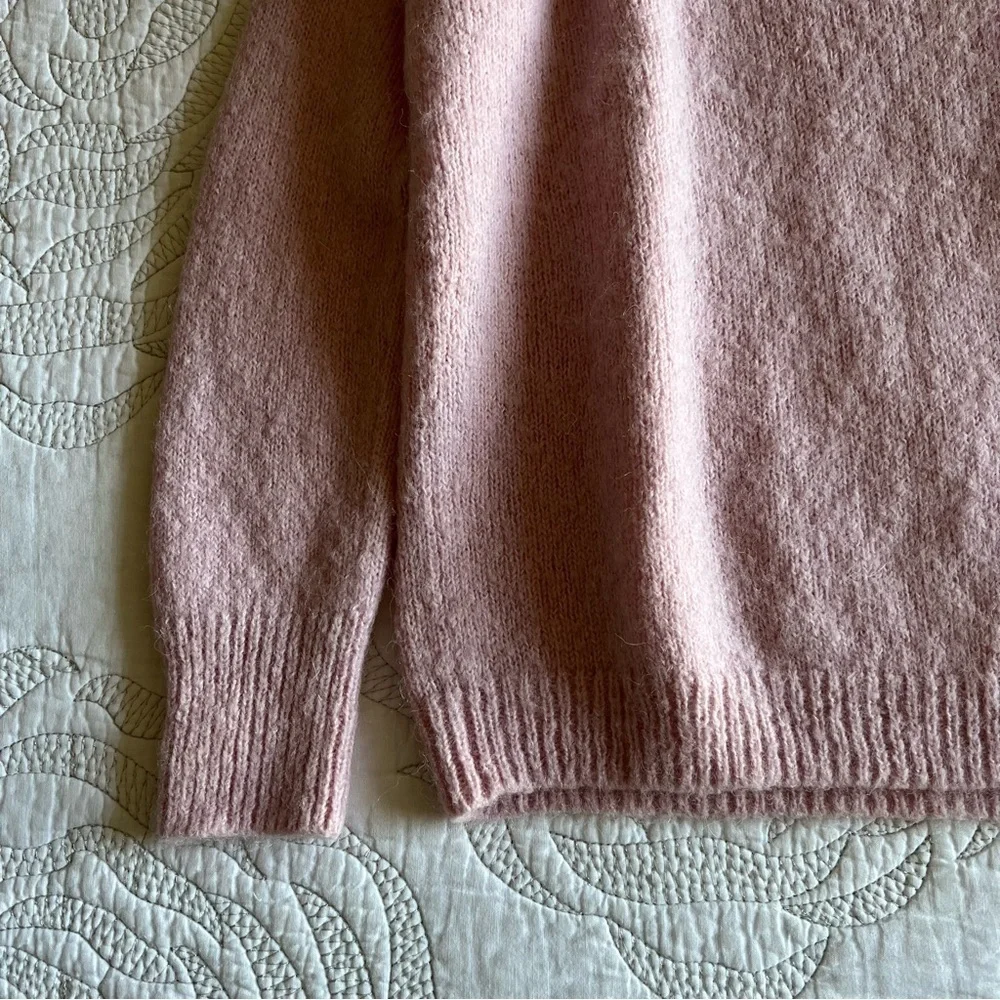 All Saints - Aris Wool and Alpaca-blend Jumper (Sweater) - Baby Pink